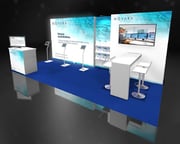 inline healthcare designed booth